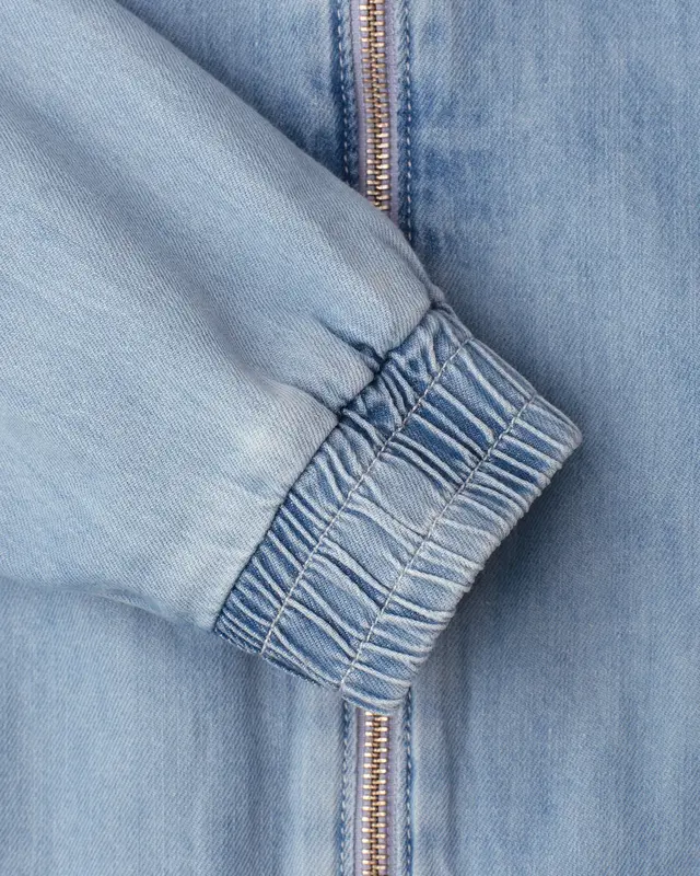 Street One Denim Look Blouson - Ultra Bleach Random Wash