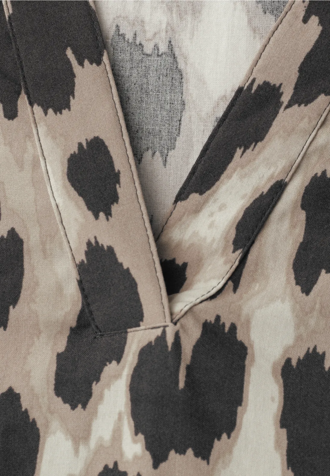 Street One Bluse mit Animal Muster - Timeless Beige