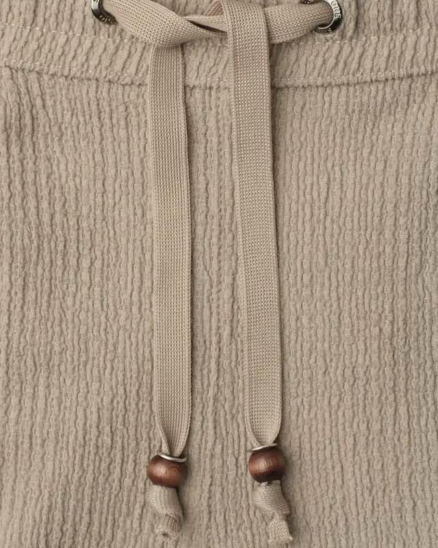 Street One Studio Wide Leg Structuur Broek - Silent Sand