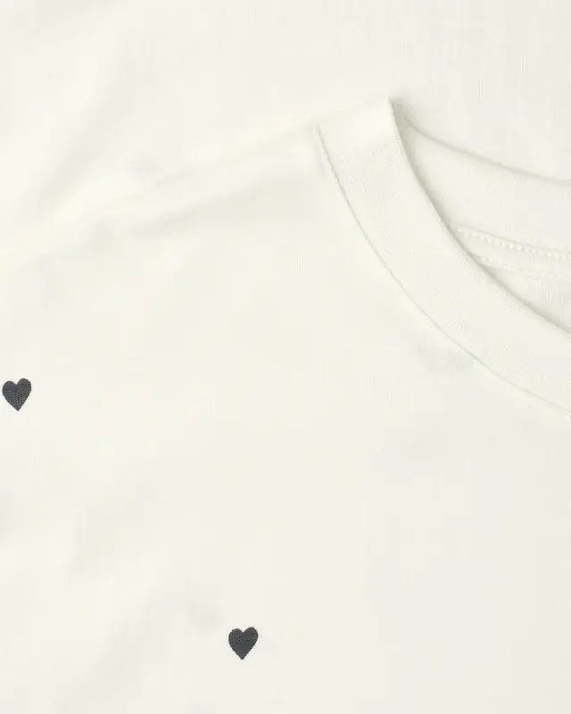 Street One Studio Shirt Hartjes Print - Off White