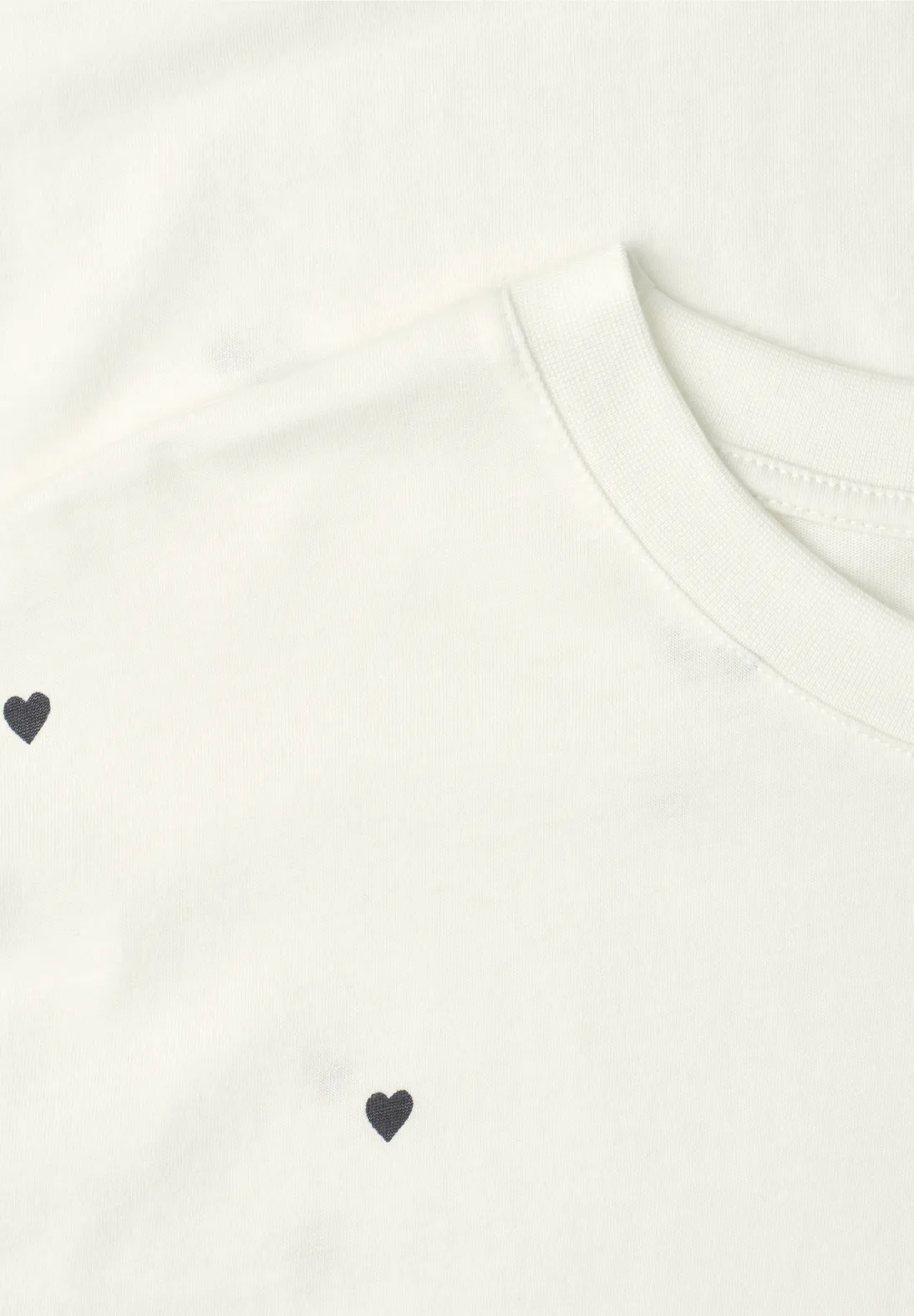 Street One Studio Shirt with Hearts - Off White