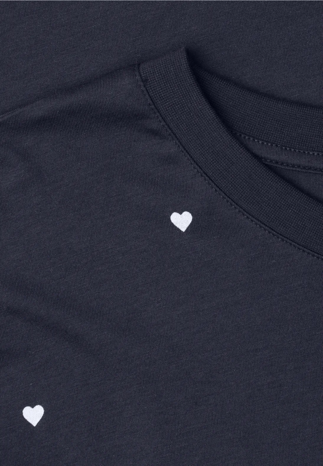 Street One Studio Shirt with Hearts - Midnight Muse