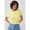Linenmix T-Shirt - Light Yellow