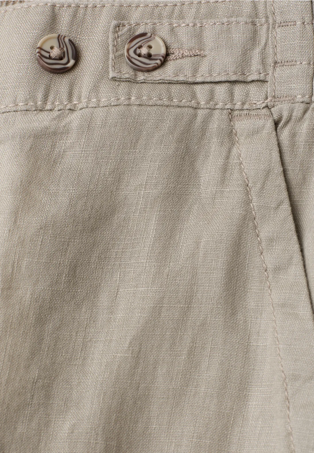 Street One Linnen Broek - Timeless Beige