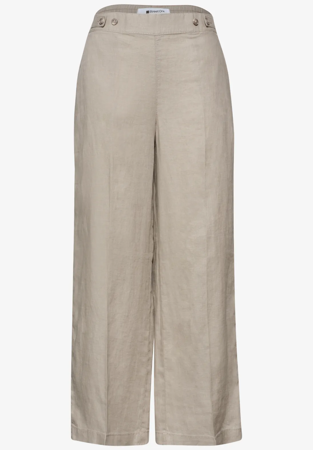 Street One Linen Pants - Timeless Beige