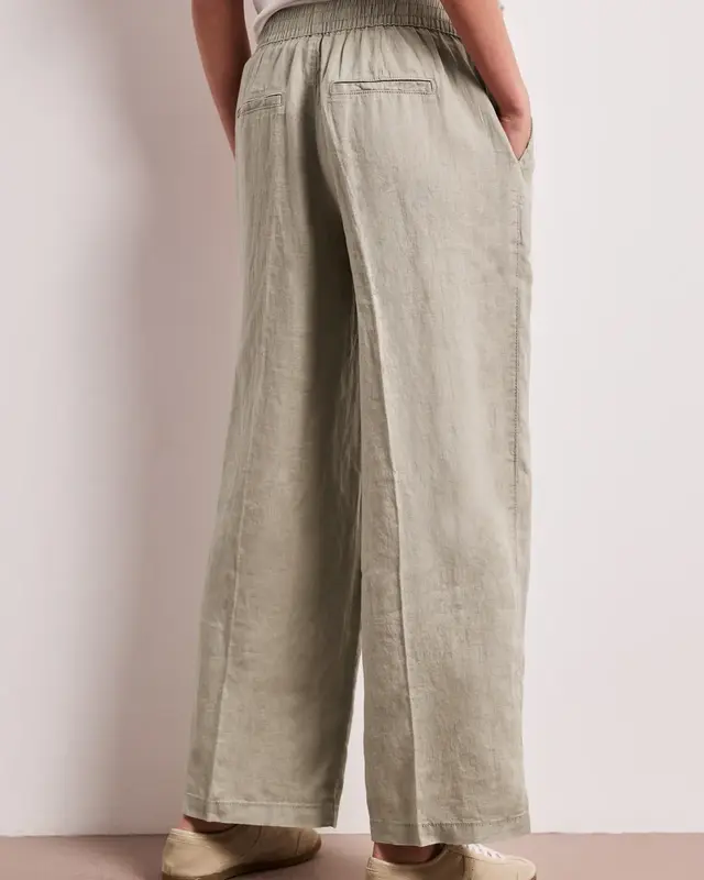 Street One Leinen Hose - Timeless Beige