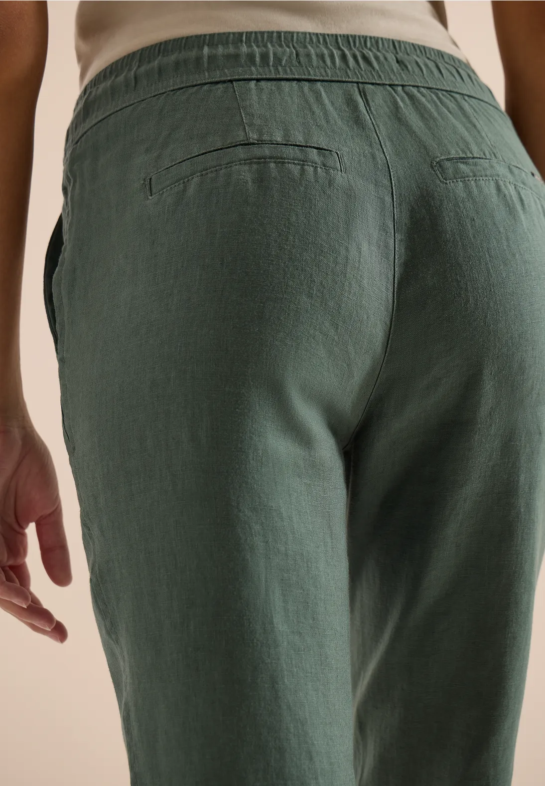 Cecil Leinen Hose Tracey - Just Khaki