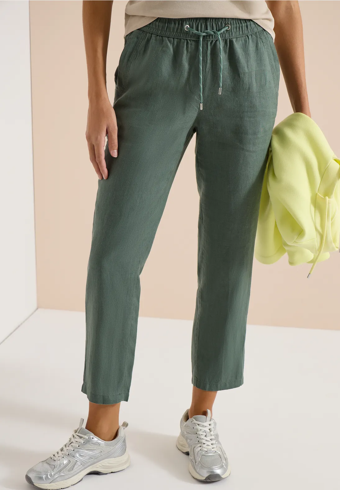 Cecil Linen Pants Tracey - Just Khaki