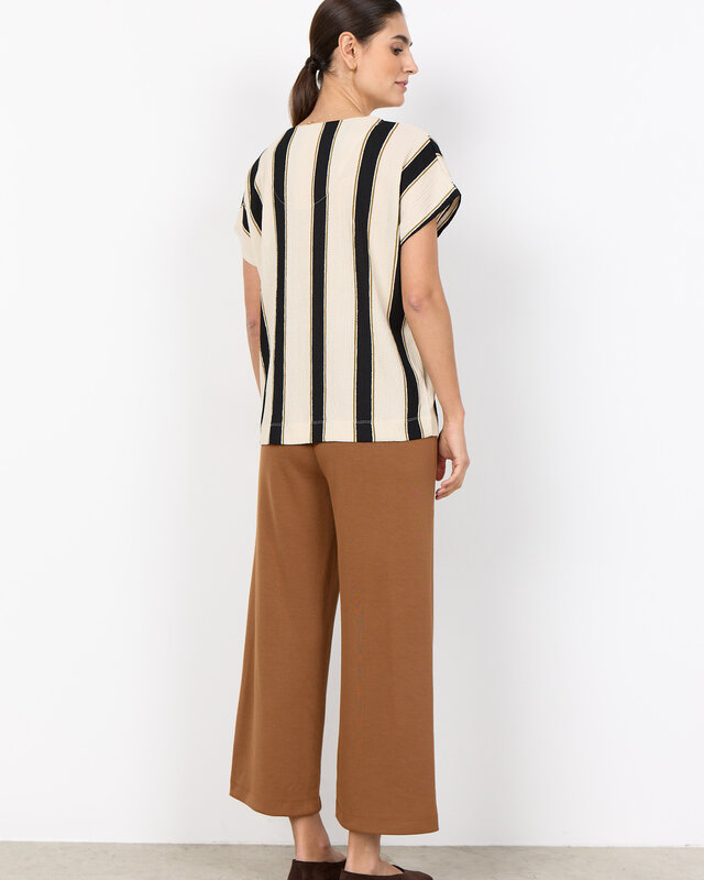 Soyaconcept T-Shirt Finja 1 - Cream Combi