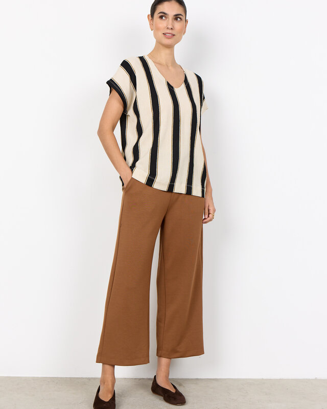 Soyaconcept T-Shirt Finja 1 - Cream Combi