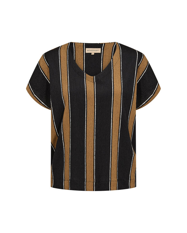 Soyaconcept T-Shirt Finja 1 - Black Combi
