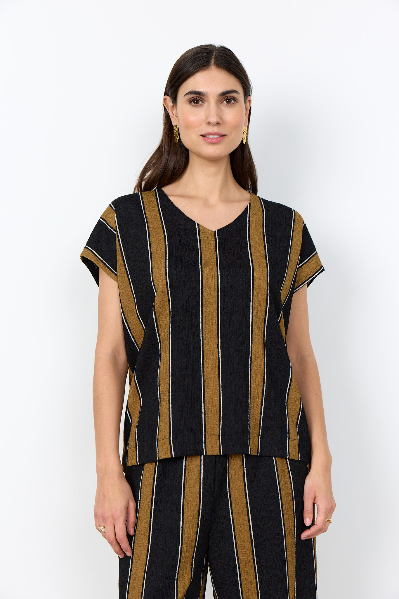 Soyaconcept T-Shirt Finja 1 - Black Combi