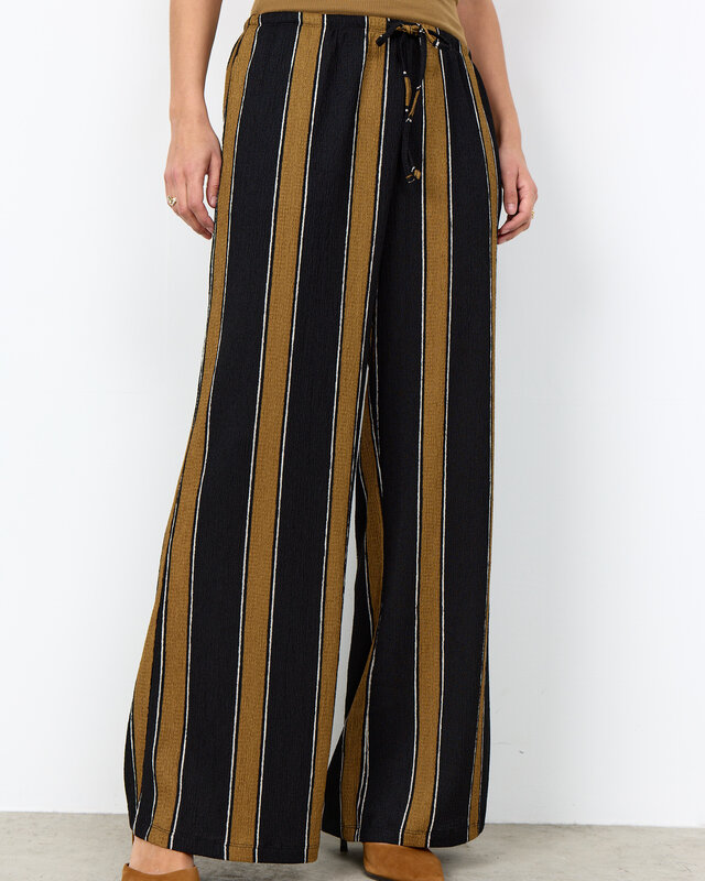 Soyaconcept Pants Finja 2 - Black Combi