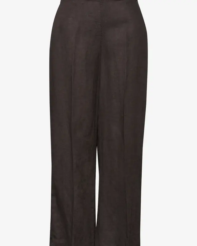 Street One Leinen Hose - Espresso Brown