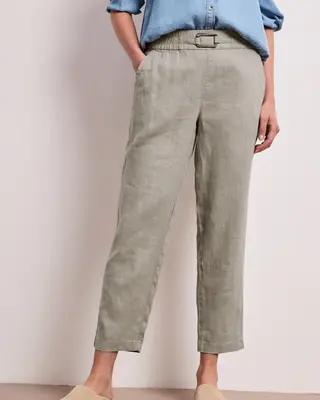 Street One Linen Pants - Timeless Beige