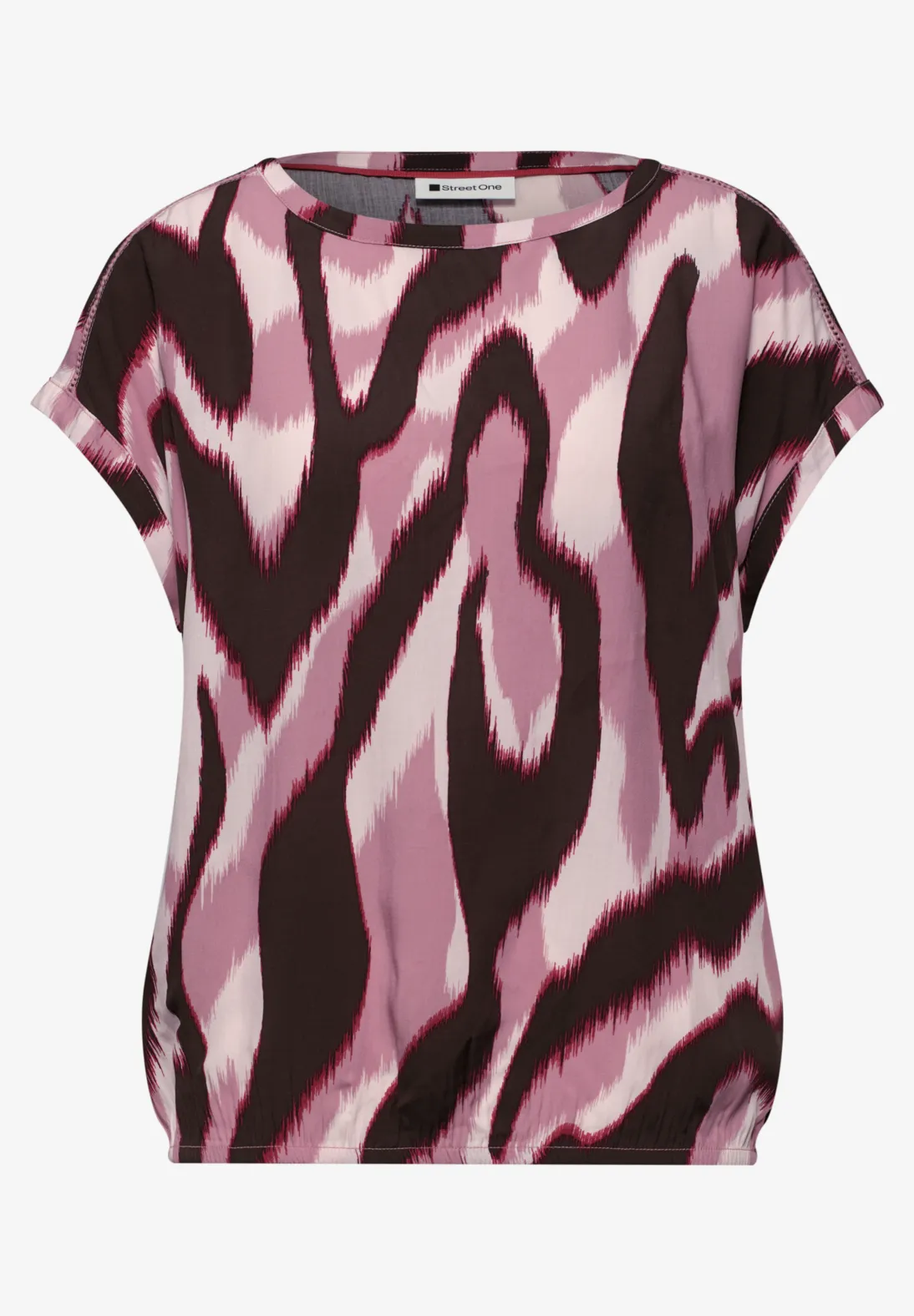 Street One Print Bluse - Clouded Blush