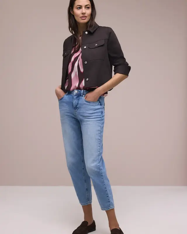 Street One Print Blouse - Clouded Blush