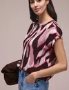 Street One Print Blouse - Clouded Blush