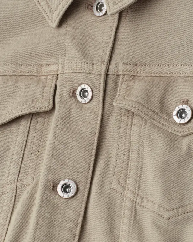 Street One Color Jacke Denim Look - Beige Washed