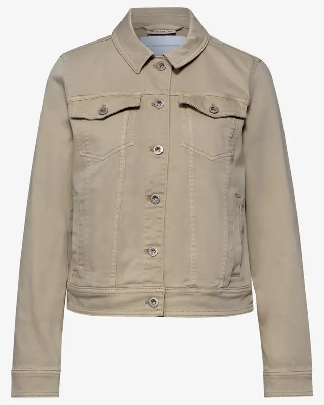 Street One Color Jacket Denim Look - Beige Washed