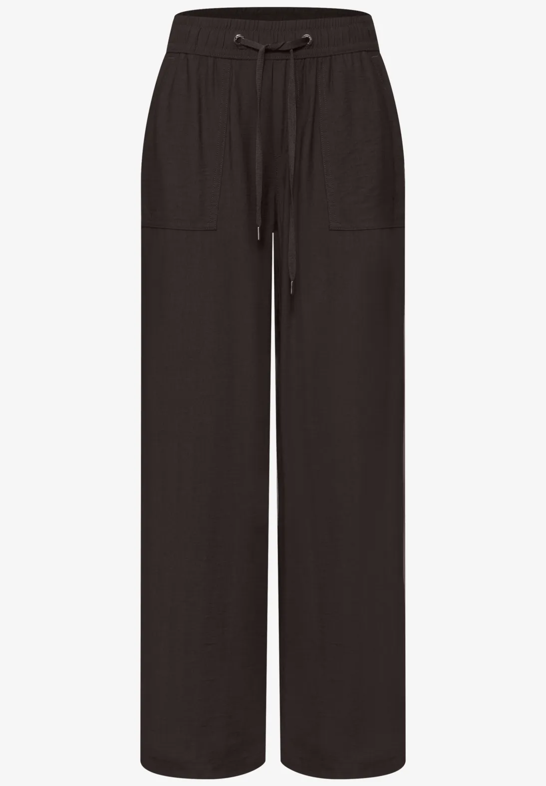 Street One Wide Leg Pants Emee - Espresso Brown