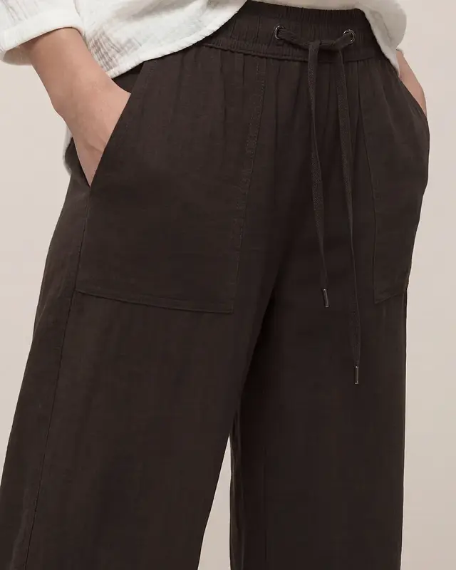 Street One Wide Leg Pants Emee - Espresso Brown