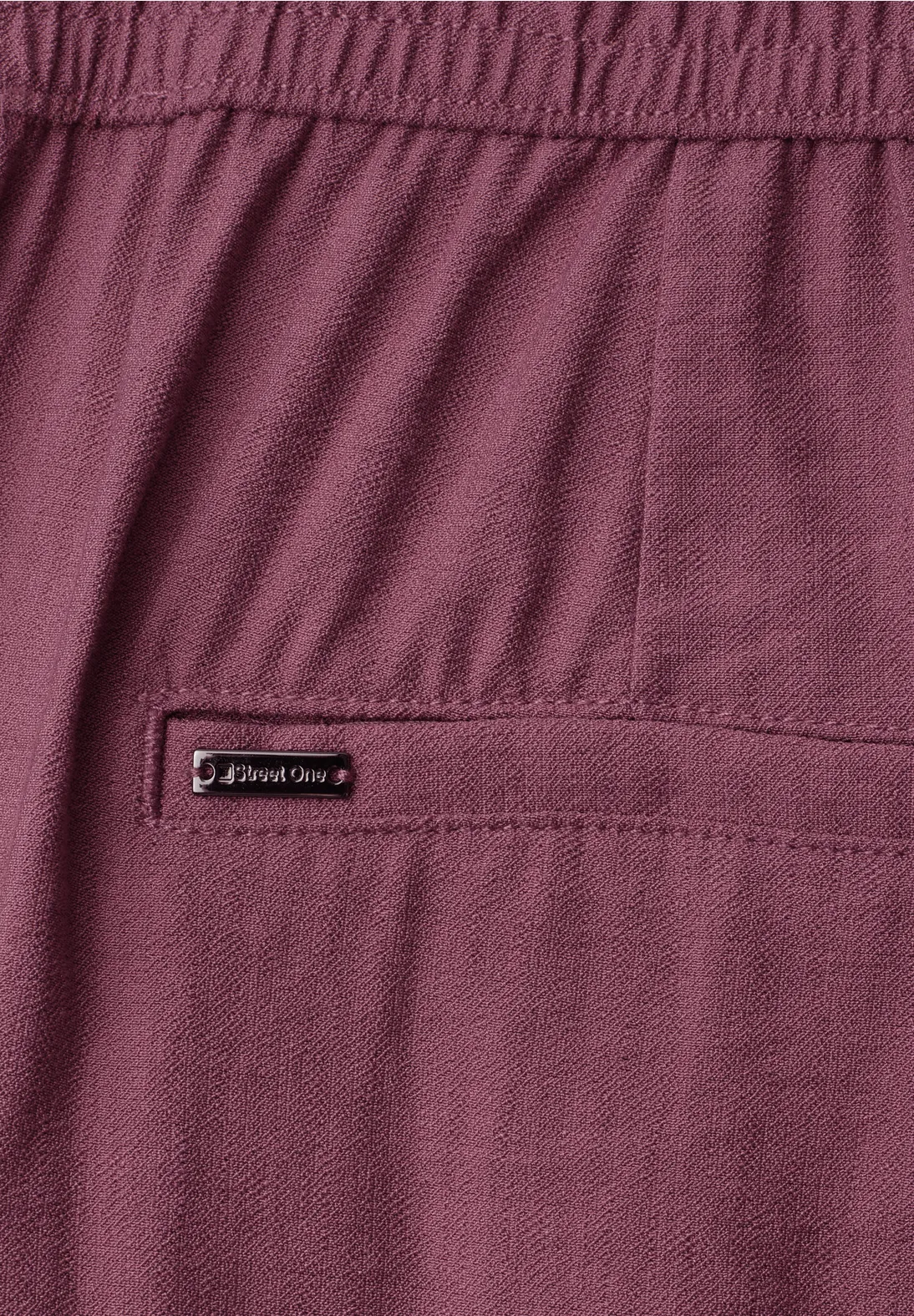 Street One Wide Leg Hose Emee - Dark Clouded Blush