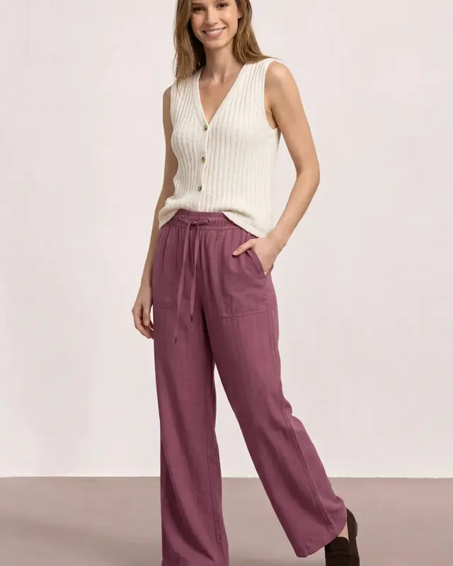 Street One Wide Leg Pants Emee - Dark Clouded Blush