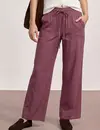 Street One Wide Leg Broek Emee - Dark Clouded Blush