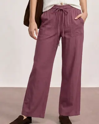 Street One Wide Leg Hose Emee - Dark Clouded Blush
