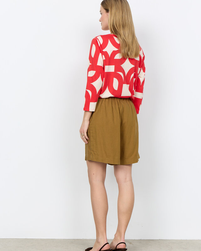 Soyaconcept Shirt Felicity AOP 542 - Bittersweet Combi