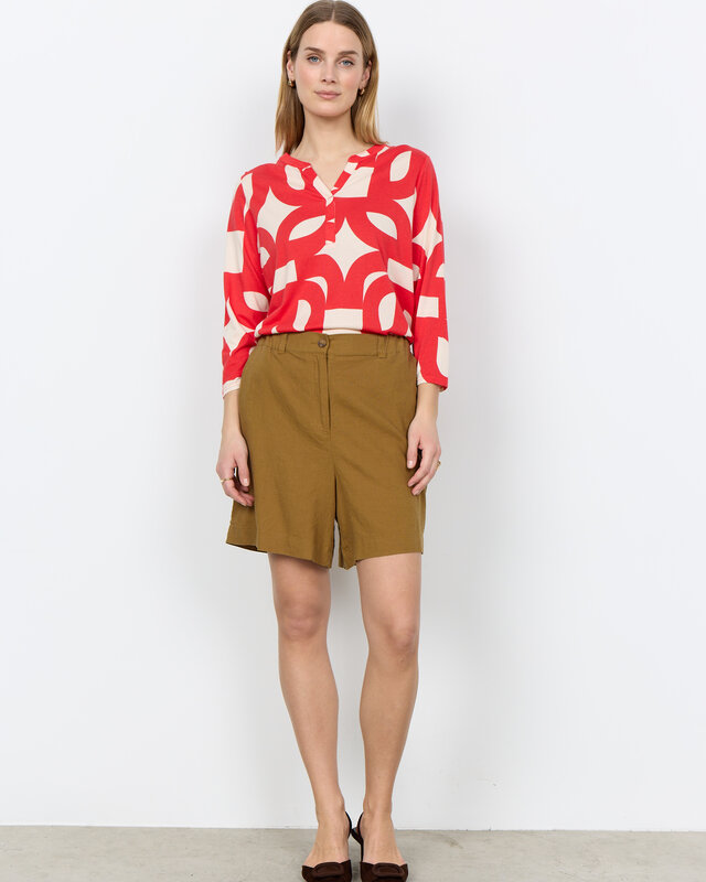 Soyaconcept Shirt Felicity AOP 542 - Bittersweet Combi