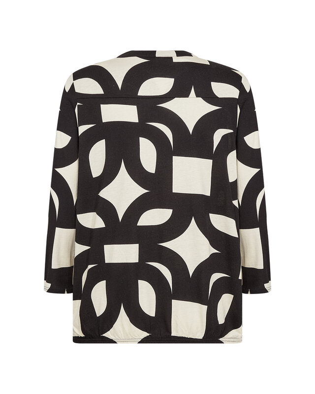 Soyaconcept Shirt Felicity AOP 542 - Black Combi