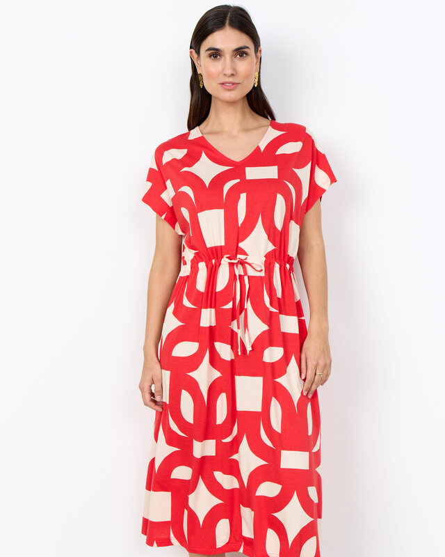 Soyaconcept Dress Felicity AOP 543 - Bittersweet Combi