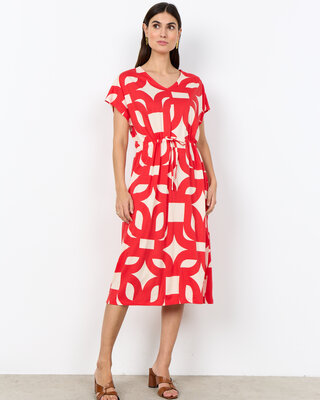 Soyaconcept Kleid Felicity AOP 543 - Bittersweet Combi