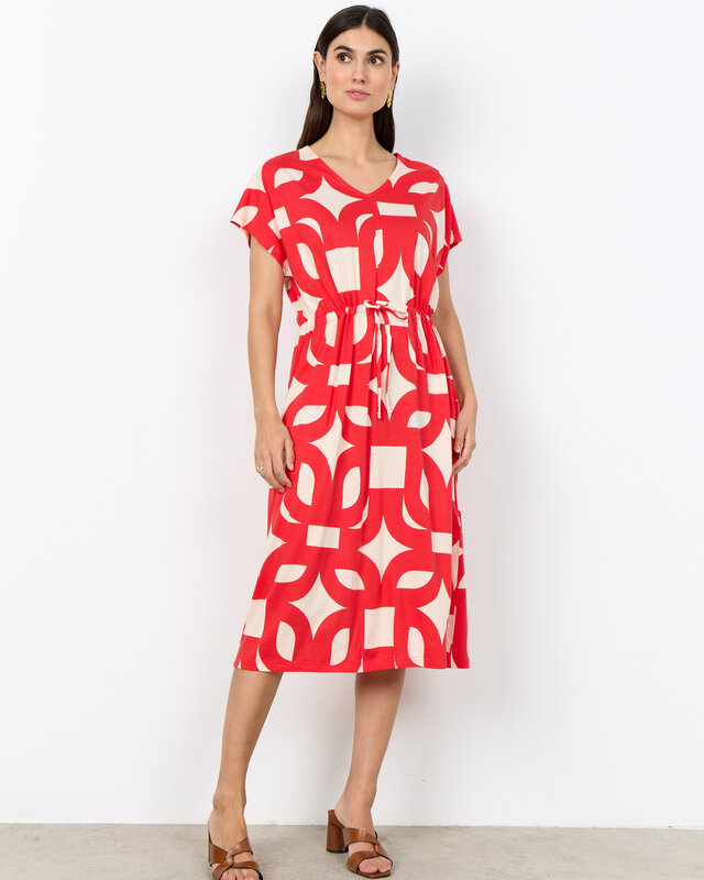 Soyaconcept Kleid Felicity AOP 543 - Bittersweet Combi