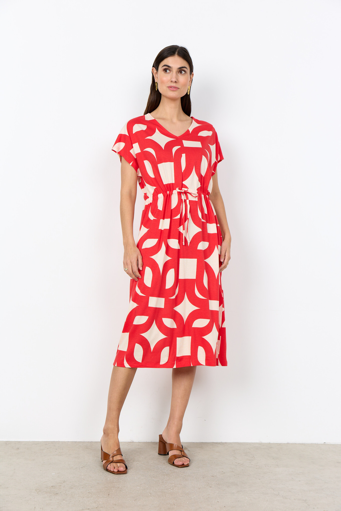 Soyaconcept Dress Felicity AOP 543 - Bittersweet Combi