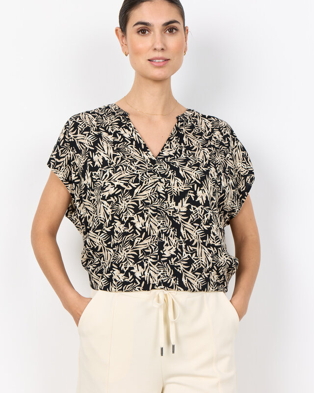 Soyaconcept Bluse Faye 2 - Black Combi