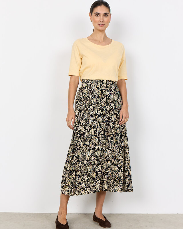 Soyaconcept Skirt Faye 5 - Black Combi