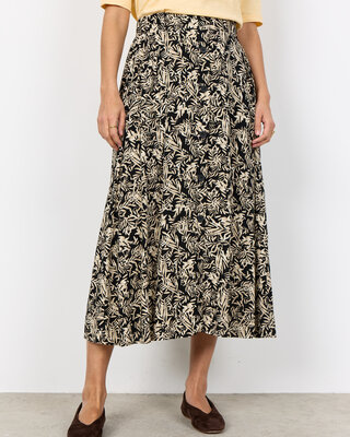 Soyaconcept Skirt Faye 5 - Black Combi