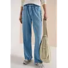 Wide Leg Pants - Light Blue Used Wash