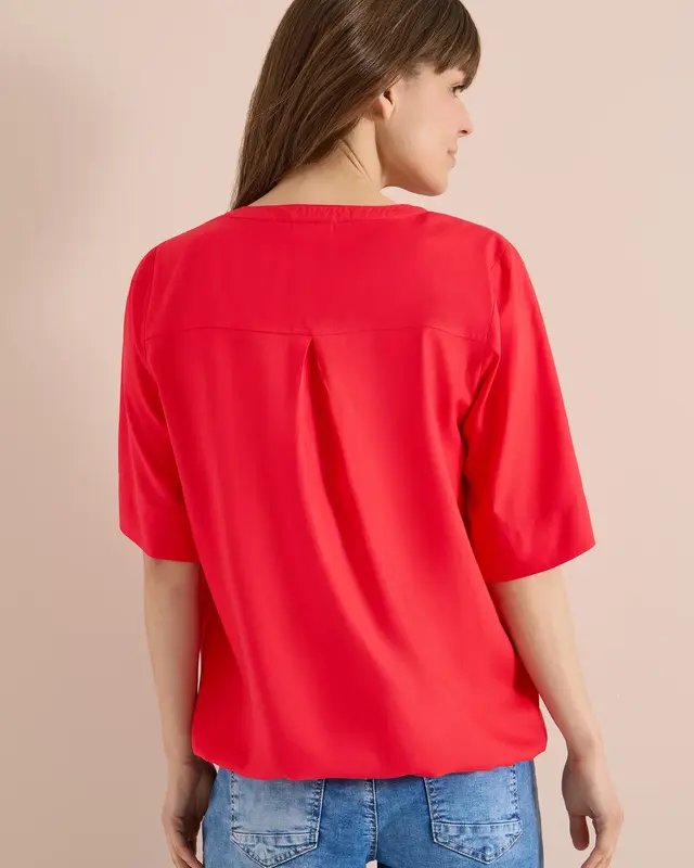 Cecil Blouse Korte Mouw - Glazed Apple Red