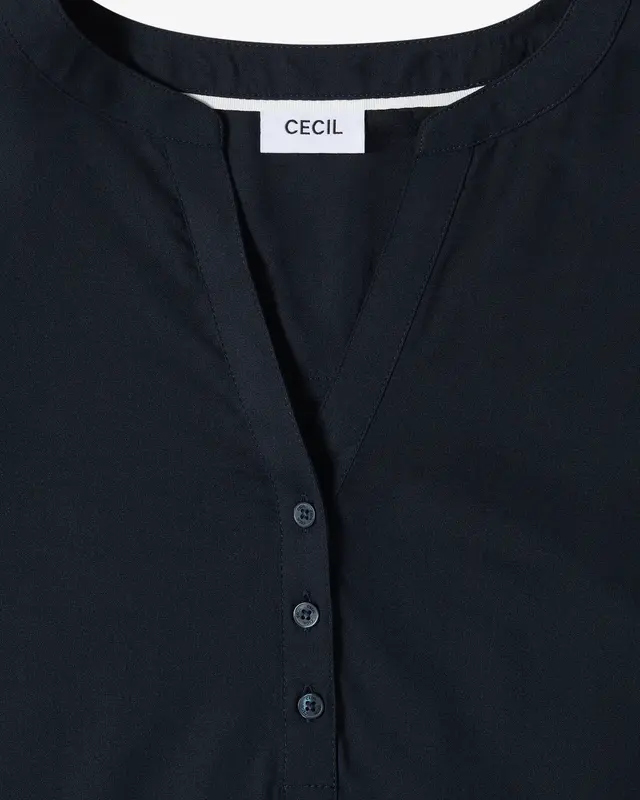 Cecil Short Sleeve Blouse - Universal Blue