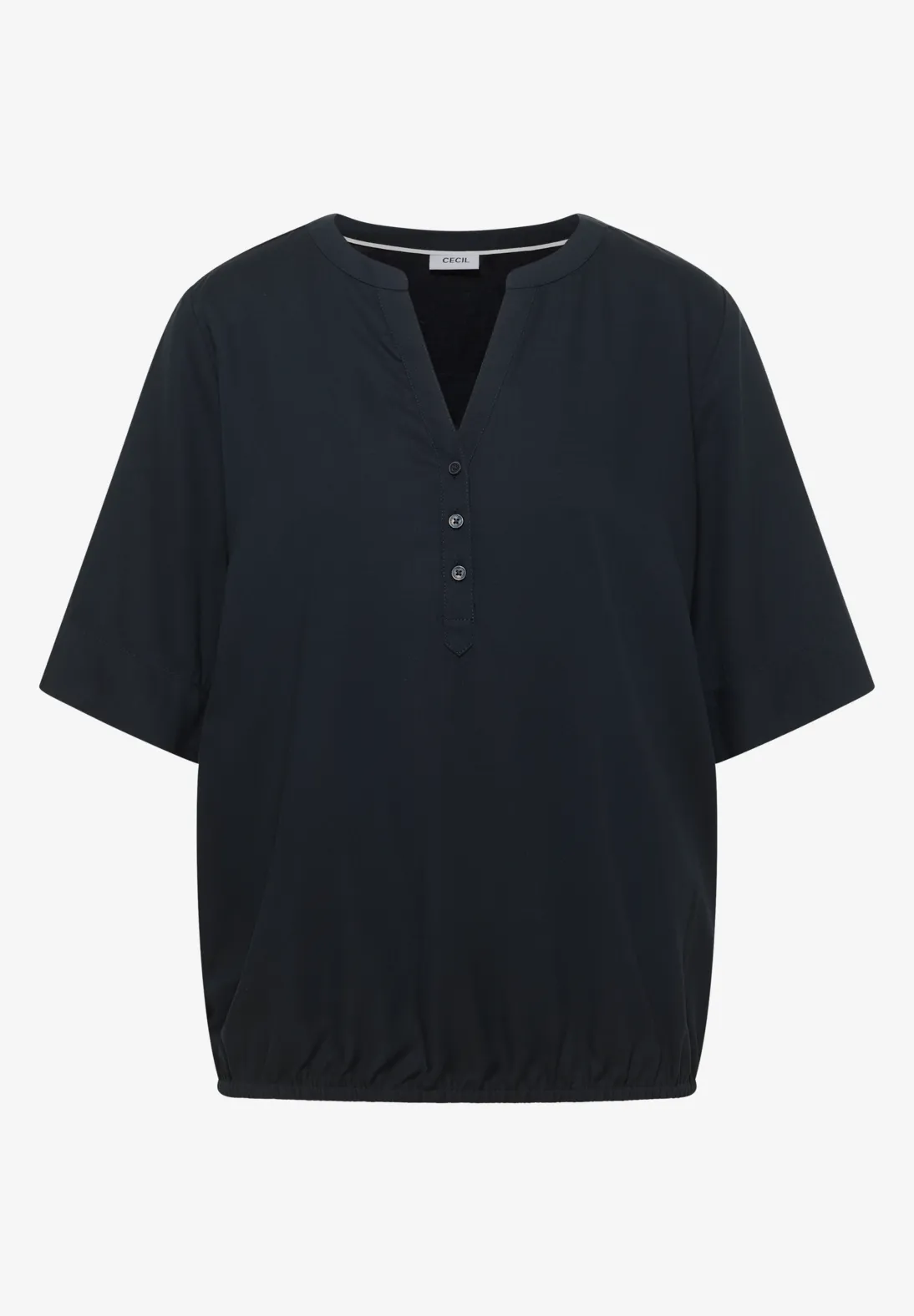 Cecil Kurzarm Bluse - Universal Blue