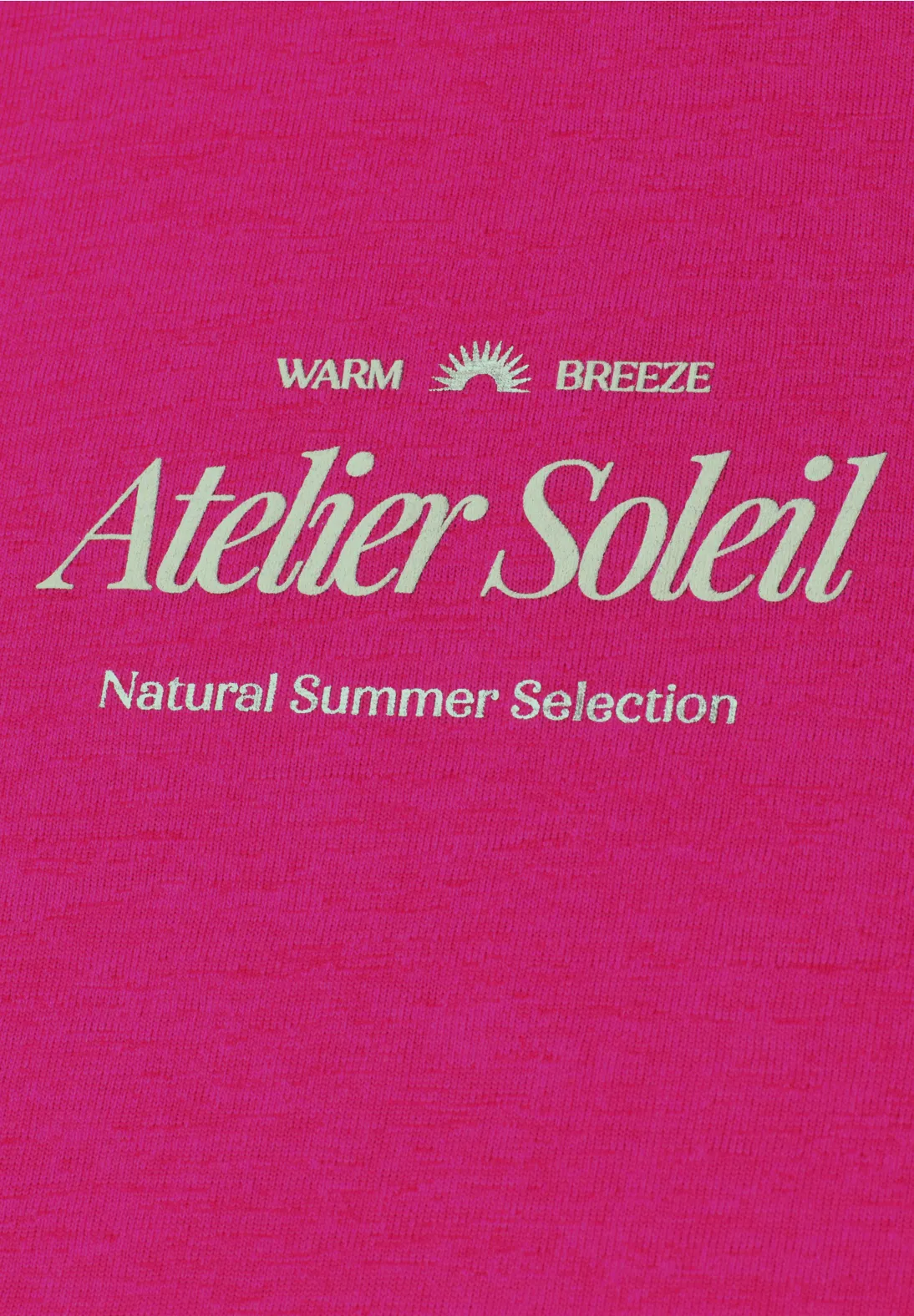 Street One Shirt met Tekst - Magenta Dream