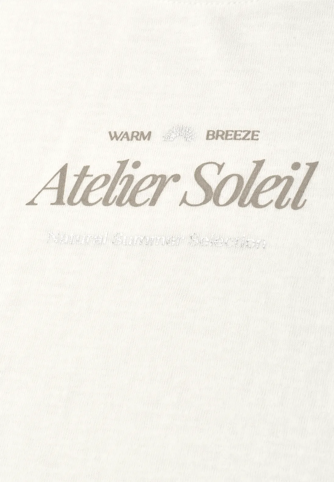 Street One Shirt met Tekst - Off White