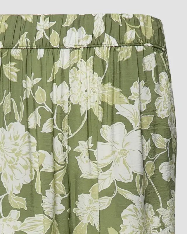 S. Oliver Culotte met Print - Olive Green