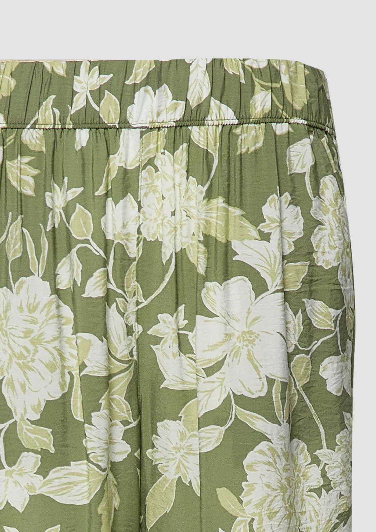 S. Oliver Culotte met Print - Olive Green