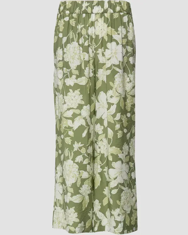 S. Oliver Culotte met Print - Olive Green