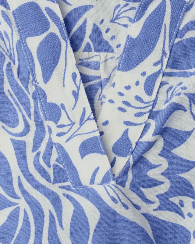 Street One Studio Blusentop mit Volants - Eventide Blue